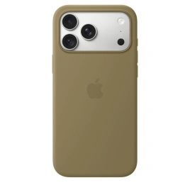 Чехол Apple Silicone Case with MagSafe для iPhone 18 Pro Olive (MK8V4)