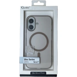 Чехол Gurdini Slim Series with MagSafe для iPhone 16 Desert