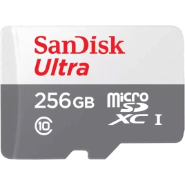 Карта памяти Sandisk Ultra 256GB MicroSDXC Class 10 UHS-1 (SDSQUNR-256G-GN3MN)