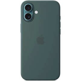 Чехол Apple Silicone Case with MagSafe для iPhone 16 Plus Lake Green