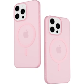 Чехол Gurdini Slim Series with MagSafe для iPhone 16 Pro Pink