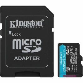 Карта памяти Kingston Canvas Go Plus 64GB MicroSDXC (SDCG4/64GB)