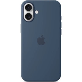 Чехол Apple Silicone Case with MagSafe для iPhone 16 Denim