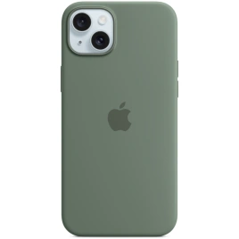 Силиконовый чехол Apple MagSafe для iPhone 15 Plus Cypress