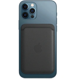Картхолдер Apple iPhone Leather Wallet with MagSafe Midnight (MM0Y3)
