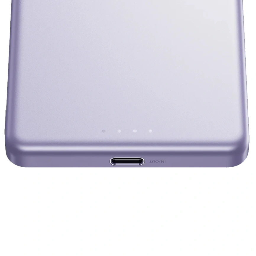Внешний аккумулятор Xiaomi Super Slim Magnetic Power Bank 5000 mAh Purple фото 4