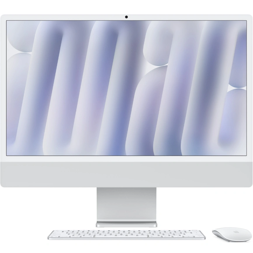 Моноблок Apple iMac (2024) 24 Retina 4.5K M4 10C CPU, 10C GPU/32GB/512Gb (Z1EJ000MD) Silver фото 1