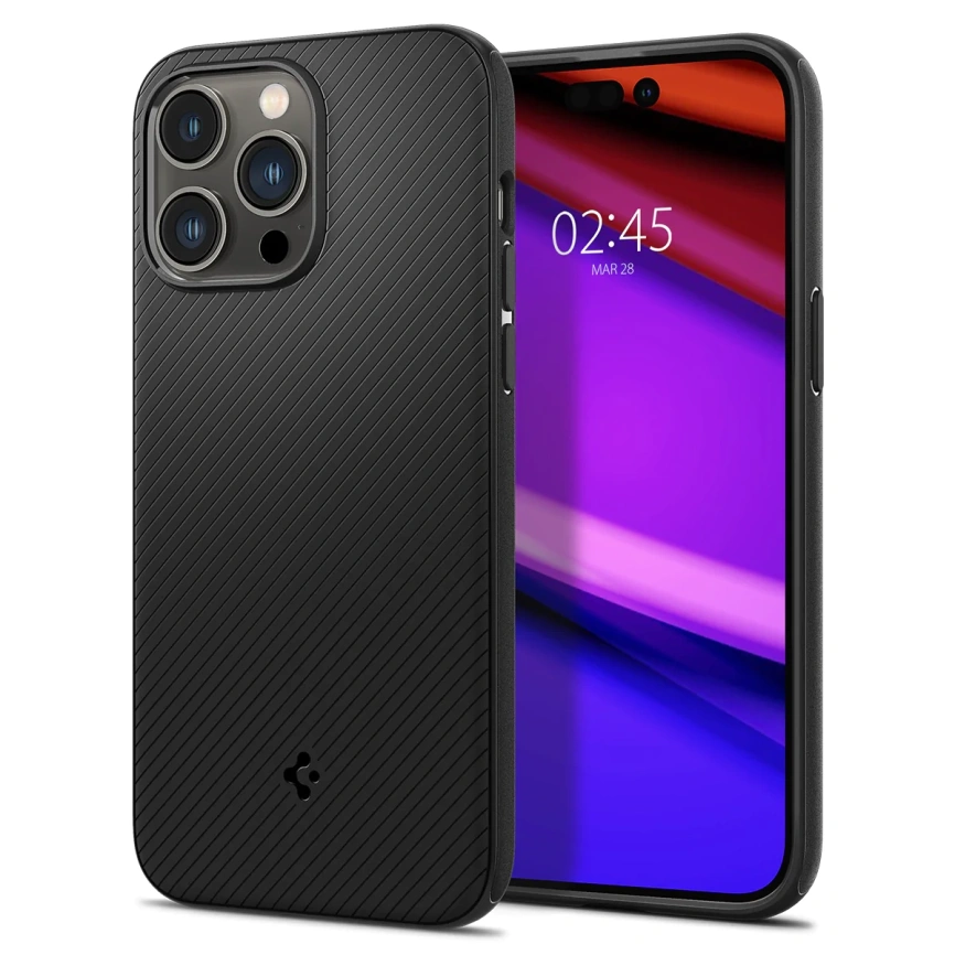 Чехол Spigen Mag Armor MagFit для iPhone 14 Pro Max (ACS04844) Matte Black фото 1