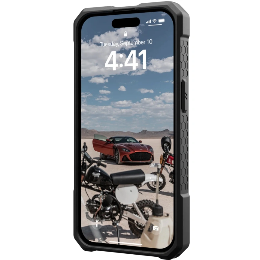 Чехол UAG с поддержкой MagSafe Monarch Pro для iPhone 15 Plus Kevlar Black (114220113940) фото 5