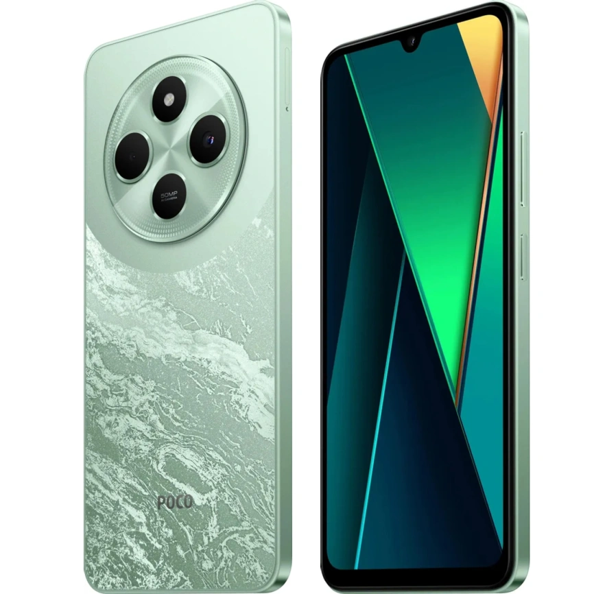 Смартфон Xiaomi Poco C75 6/128Gb Green EAC фото 5