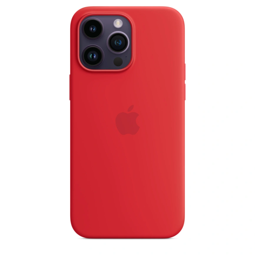 Силиконовый чехол Apple MagSafe для iPhone 14 Pro (PRODUCT) RED фото 2