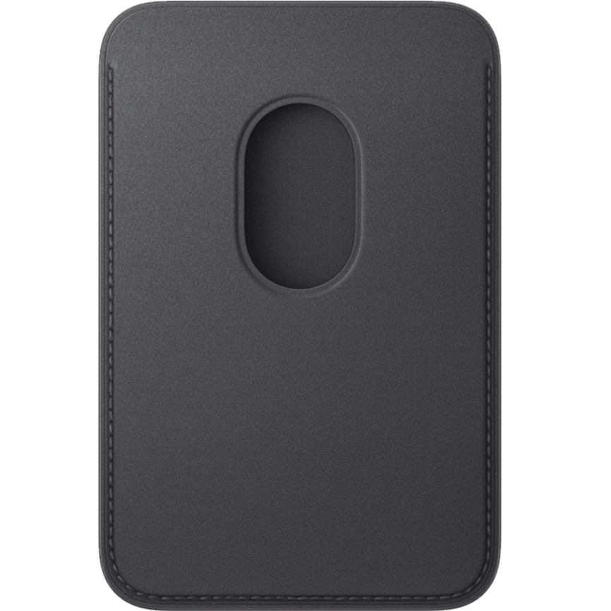 Картхолдер Apple iPhone FineWoven Wallet with MagSafe Black (MGHA4FE) фото 2