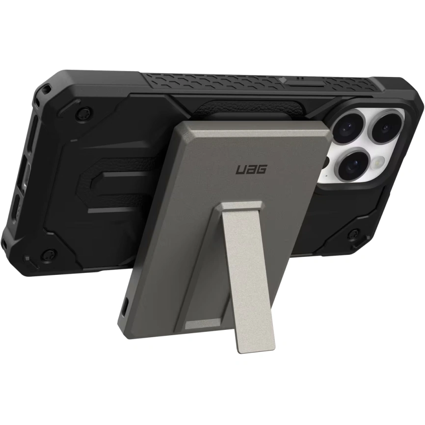 Внешний аккумулятор UAG SRGE Slim 5K Power Bank With Stand 5000mAh Titanium (9B4417113636) фото 6