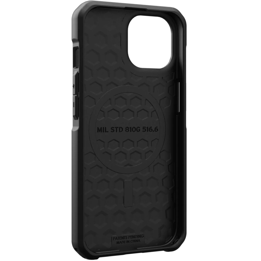 Чехол UAG Metropolis LT with MagSafe для iPhone 15 Kevlar Black (114315113940) фото 4