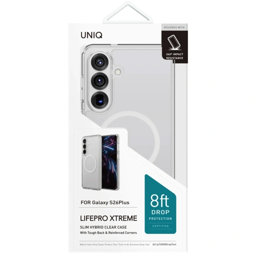 Чехол Uniq Life Pro Xtreme Case with MagClick для Samsung S26 Clear (GS26HYB-LPRXMCCLR) фото 3