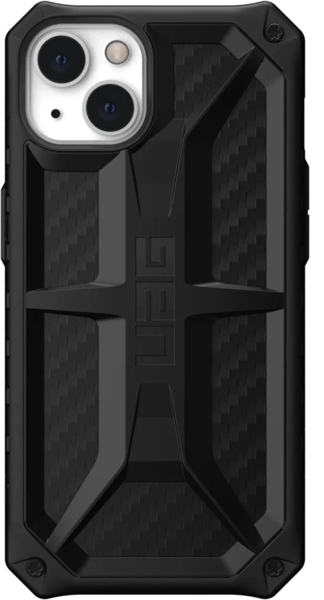 Чехол UAG Monarch для iPhone 13 (113171114242) Carbon Fiber фото 3
