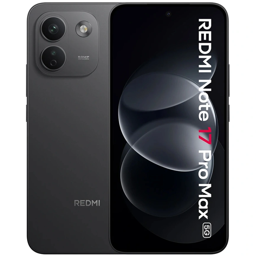 Смартфон Xiaomi Redmi Note 17 Pro Max 5G 8/256Gb Black EAC фото 1