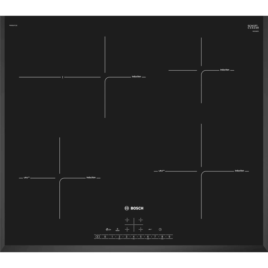 Индукционная варочная панель Bosch Serie 6 PIF651FC1E Black фото 1