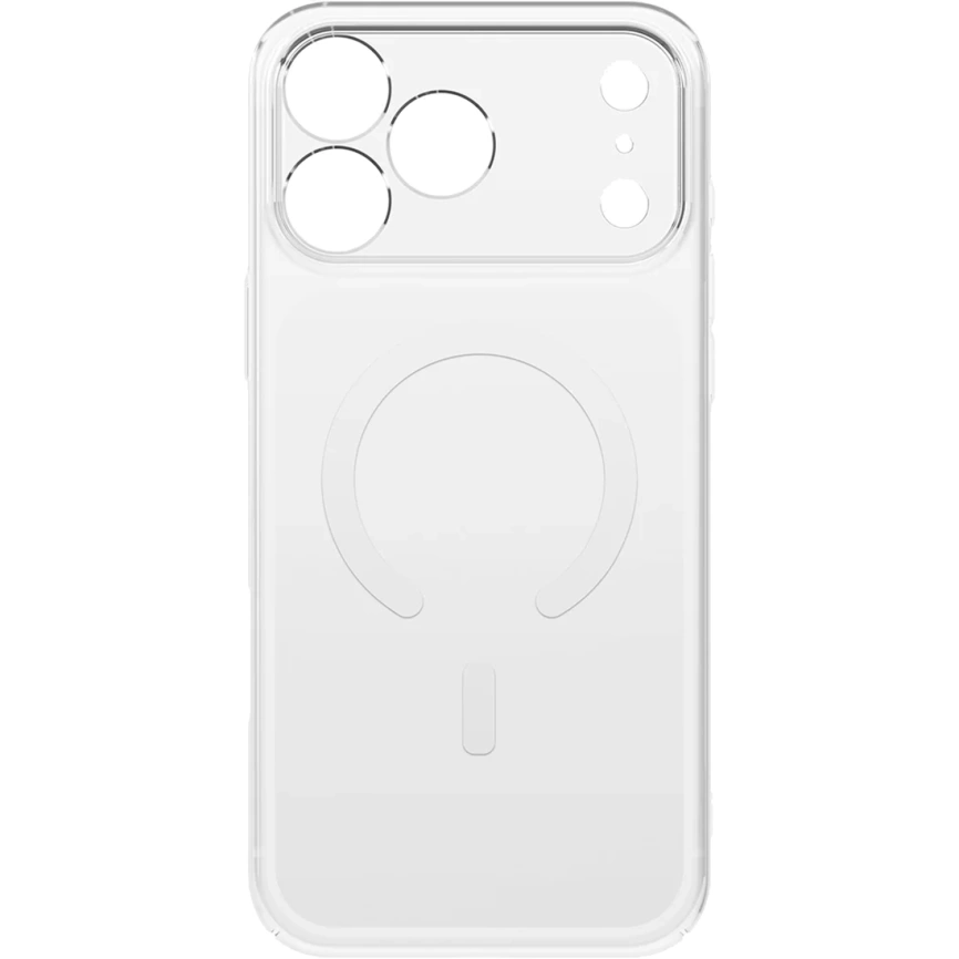 Чехол Uniq AirSuit Ultra Slim Case with MagClick для iPhone 17 Pro Max Glossy Clear/White фото 2
