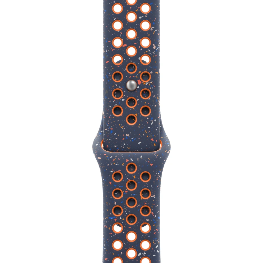 Ремешок Apple Watch 46mm Blue Flame Nike Sport Band M/L фото 1
