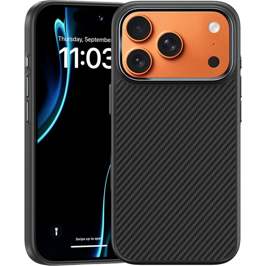 Чехол Benks ArmorPro Case built with Kevlar 600D для iPhone 17 Pro Black фото 5