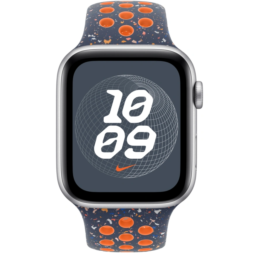 Ремешок Apple Watch 46mm Blue Flame Nike Sport Band M/L фото 3