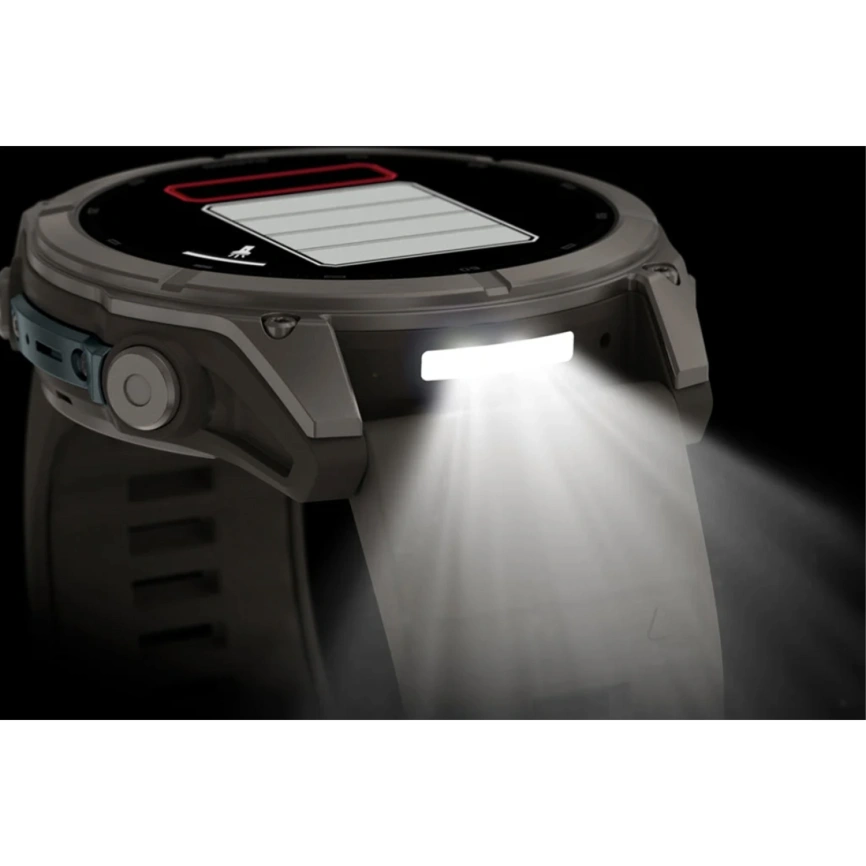 Смарт-часы Garmin Fenix 9 43mm Amoled (010-04761-11) Titanium with Pebble Gray Silicone Band фото 10