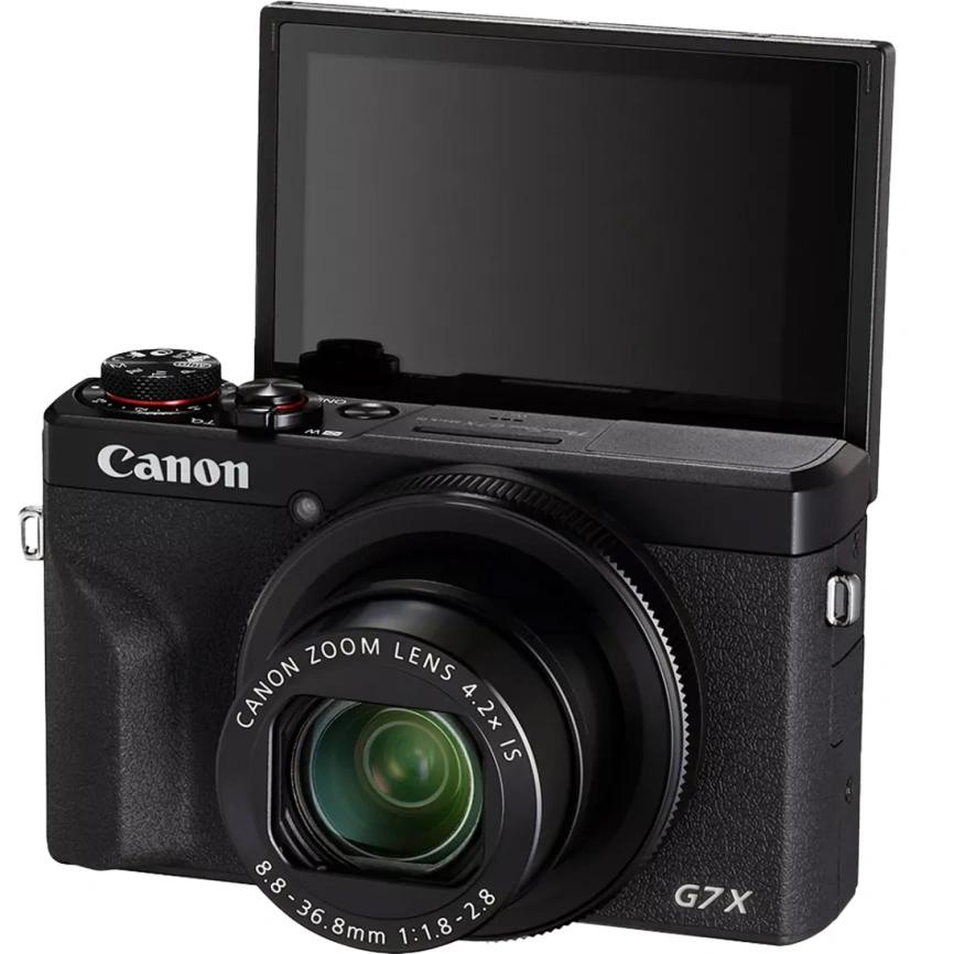 Компактный фотоаппарат Canon PowerShot G7X Mark III Black фото 2