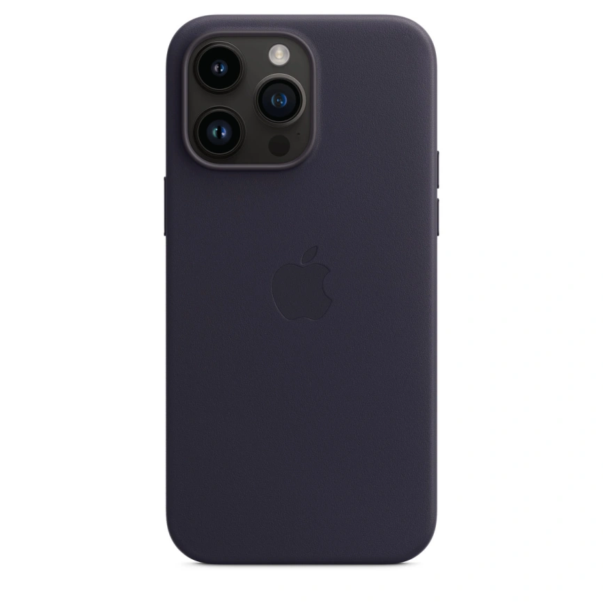 Кожаный чехол Apple MagSafe для iPhone 14 Pro Max Ink фото 3