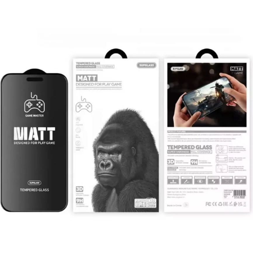 Защитное стекло Supglass (9H) для iPhone 17 Pro Matte фото 2