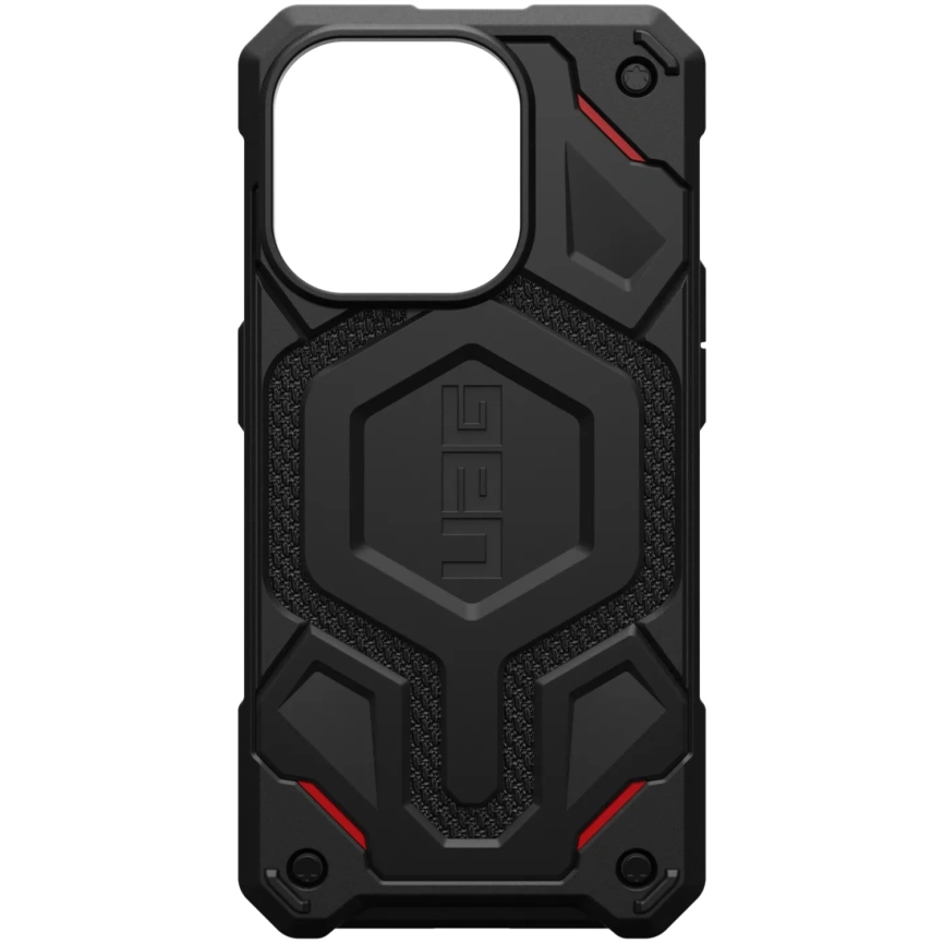 Чехол UAG с поддержкой MagSafe Monarch Pro для iPhone 15 Pro Max Kevlar Black (114222113940) фото 1