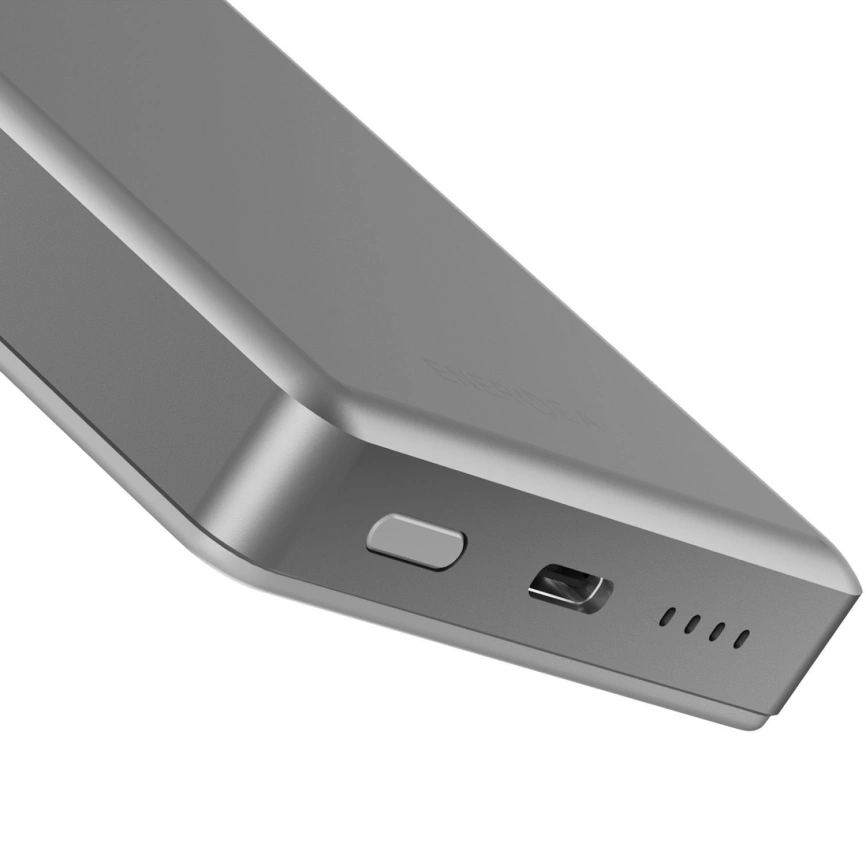 Внешний аккумулятор EnergEA Alupac 10K 10000 mAh Magsafe Natural Titanium фото 2