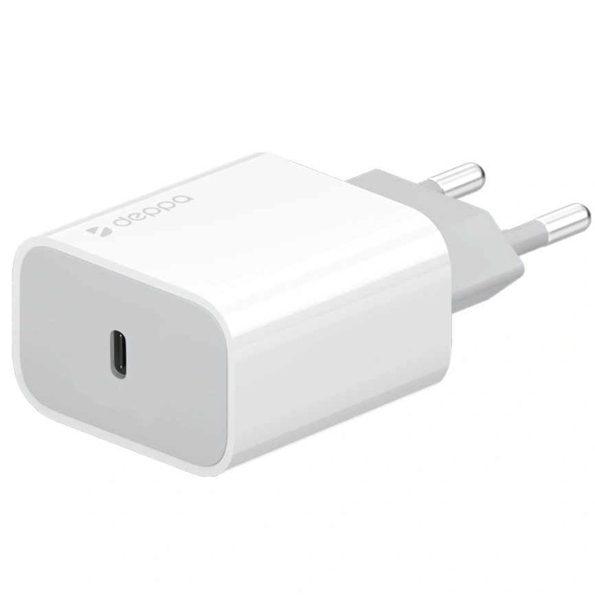 Сетевое зарядное устройство Deppa 20W USB-C 11391 White фото 1