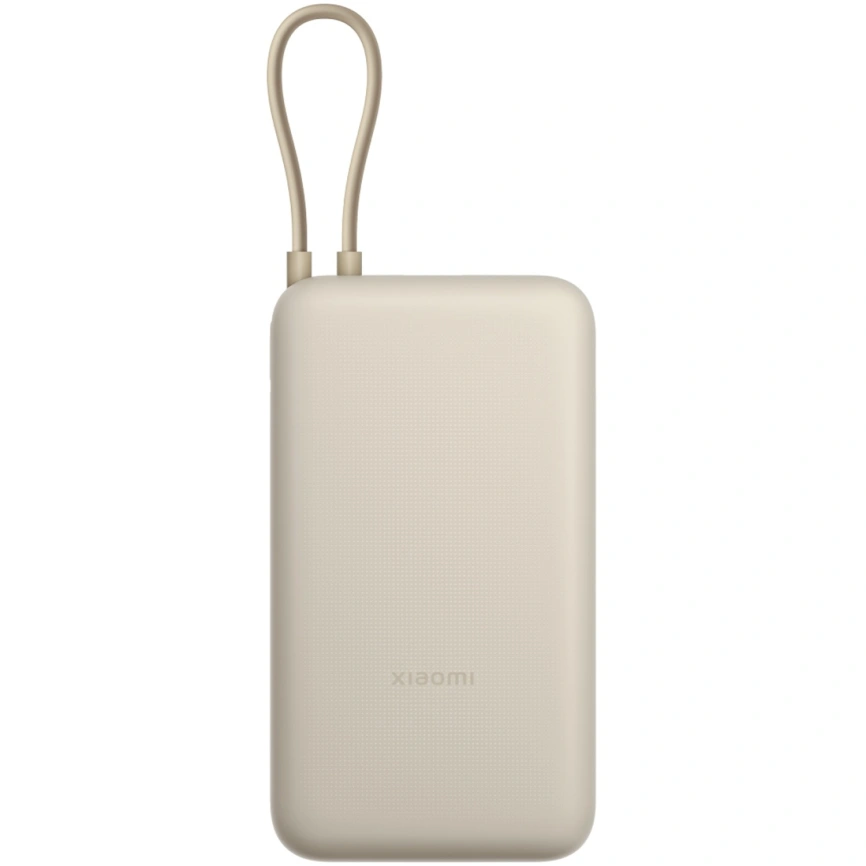 Внешний аккумулятор Xiaomi Power Bank 20000mAh (Integrated Cable) Tan фото 4