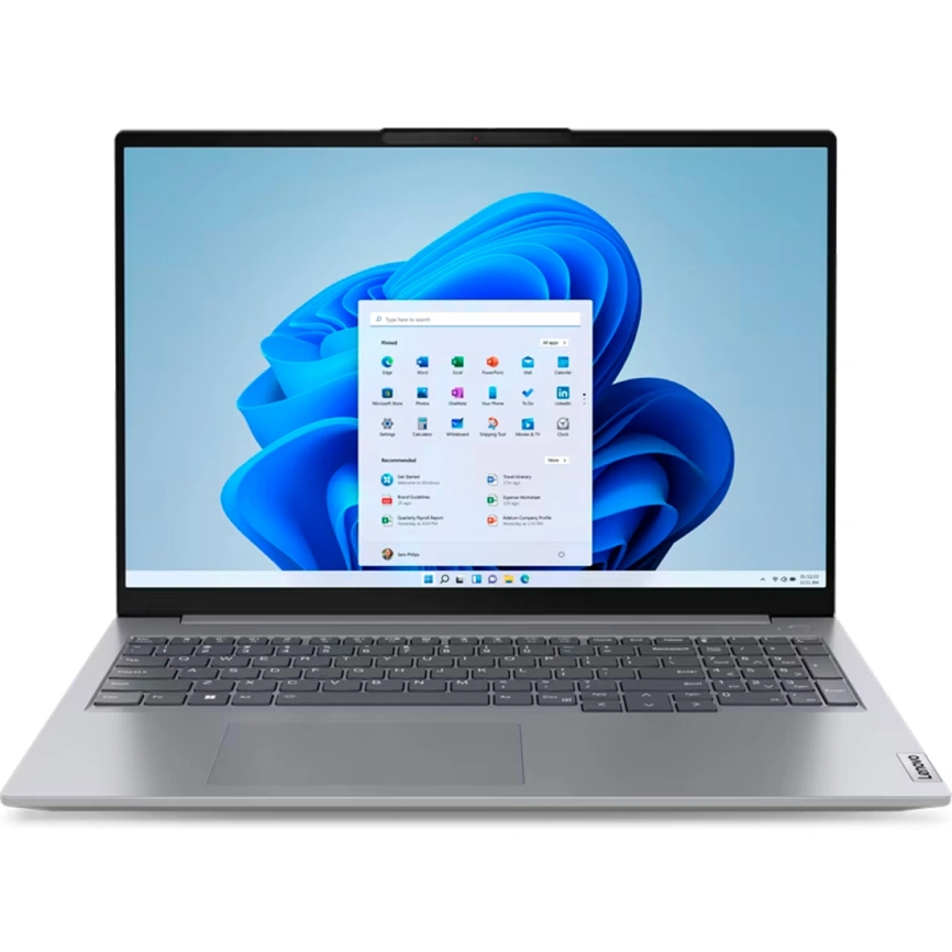 Ноутбук Lenovo ThinkBook 16 G6 16 WUXGA IPS/ i3-1315U/8Gb/256Gb SSD (21KH0016RU) Arctic Grey фото 1